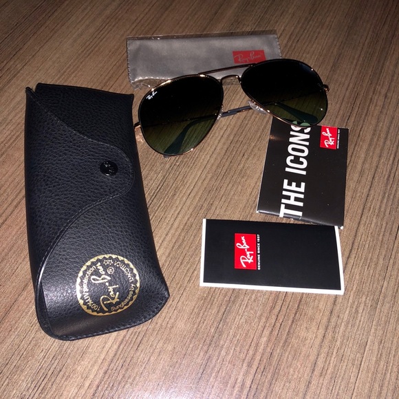 BRAND NEW- Ray Ban aviators- Bronze frame - Picture 4 of 7